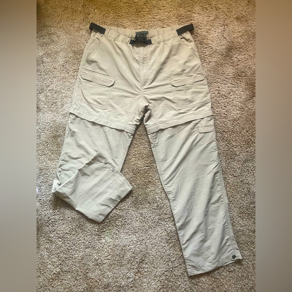 Royal Robbin’s Men’s Size Large 32 inseam Zip and Go Cargo Pant Gorpcore Hiking